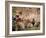 Cowboys and Cowgirls Driving Cattle through Dust in Central Oregon, USA-Janis Miglavs-Framed Photographic Print