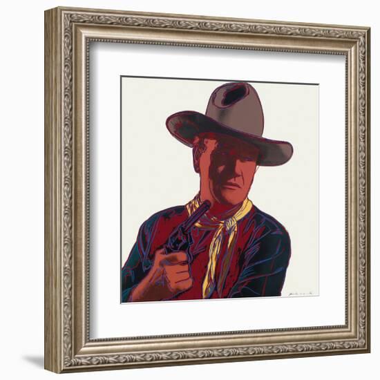 Cowboys and Indians: John Wayne, c.1986-Andy Warhol-Framed Giclee Print