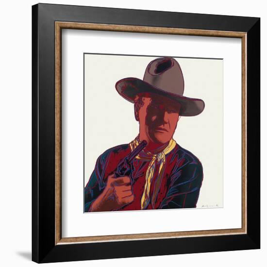 Cowboys and Indians: John Wayne, c.1986-Andy Warhol-Framed Giclee Print