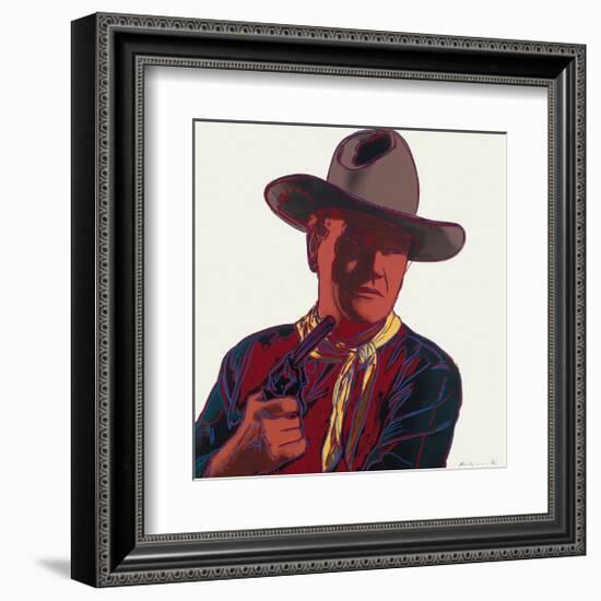 Cowboys and Indians: John Wayne, c.1986-Andy Warhol-Framed Giclee Print