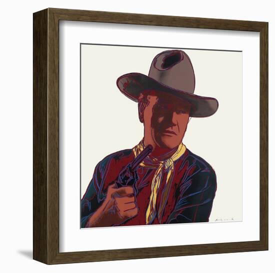 Cowboys and Indians: John Wayne, c.1986-Andy Warhol-Framed Giclee Print