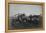 Cowboys At The Chuck Wagon-null-Framed Stretched Canvas