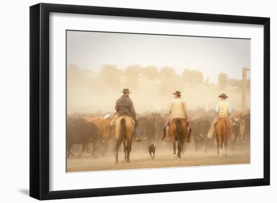 Cowboys Best Friend-Dan Ballard-Framed Photographic Print