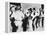 Cowboys Drinking in a Texas Saloon, C.1890-null-Framed Premier Image Canvas