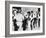 Cowboys Drinking in a Texas Saloon, C.1890-null-Framed Photographic Print