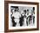 Cowboys Drinking in a Texas Saloon, C.1890-null-Framed Photographic Print