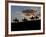 Cowboys in Silhouette with Sunset-Terry Eggers-Framed Photographic Print