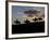 Cowboys in Silhouette with Sunset-Terry Eggers-Framed Photographic Print