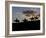 Cowboys in Silhouette with Sunset-Terry Eggers-Framed Photographic Print