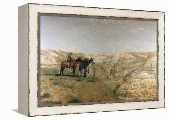 Cowboys in the Badlands, c.1887-Thomas Cowperthwait Eakins-Framed Premier Image Canvas