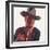 Cowboys & Indians: John Wayne, 1986-Andy Warhol-Framed Art Print