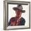 Cowboys & Indians: John Wayne, 1986-Andy Warhol-Framed Art Print