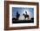 Cowboys on Horses, Sunrise, British Colombia, Canada-Peter Adams-Framed Photographic Print