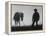 Cowboys on Long Cattle Drive from S. Dakota to Nebraska-Grey Villet-Framed Premier Image Canvas