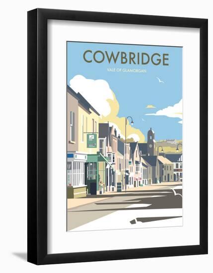 Cowbridge - Dave Thompson Contemporary Travel Print-Dave Thompson-Framed Art Print