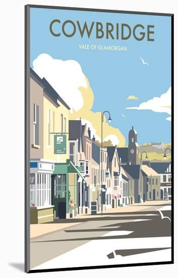 Cowbridge - Dave Thompson Contemporary Travel Print-Dave Thompson-Mounted Giclee Print