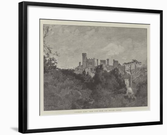 Cowdray Park, Side View from the Private Garden-Charles Auguste Loye-Framed Giclee Print