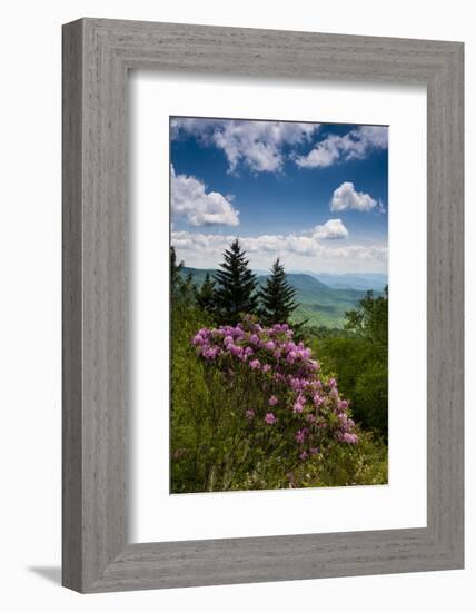 Cowee Mountain Overlook, Blue Ridge Parkway, North Carolina-Howie Garber-Framed Photographic Print