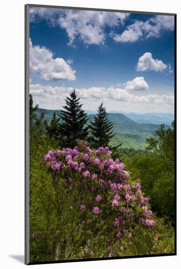 Cowee Mountain Overlook, Blue Ridge Parkway, North Carolina-Howie Garber-Mounted Photographic Print