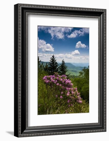 Cowee Mountain Overlook, Blue Ridge Parkway, North Carolina-Howie Garber-Framed Photographic Print