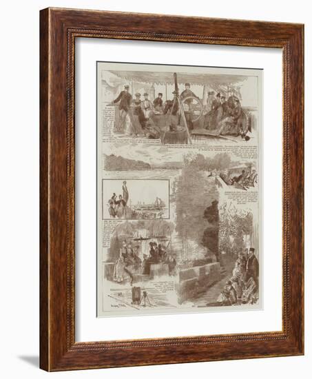 Cowes' Race Week-Sydney Prior Hall-Framed Giclee Print