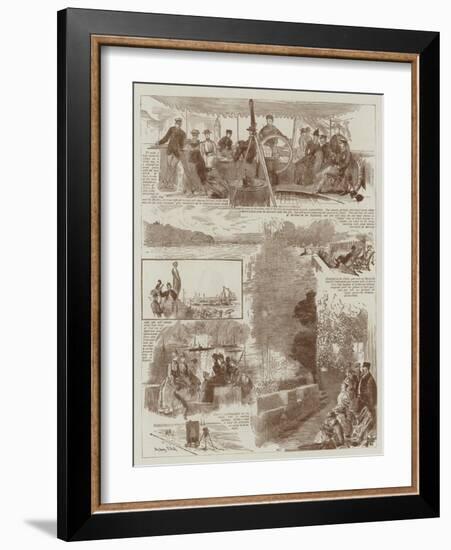 Cowes' Race Week-Sydney Prior Hall-Framed Giclee Print