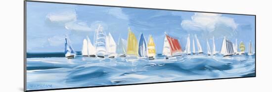 Cowes Week I-Alan Halliday-Mounted Giclee Print