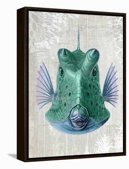 Cowfish-Fab Funky-Framed Stretched Canvas