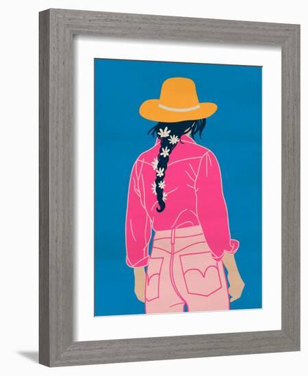 Cowgal II-Grace Popp-Framed Art Print