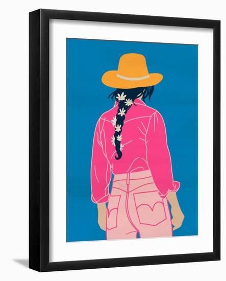 Cowgal II-Grace Popp-Framed Art Print