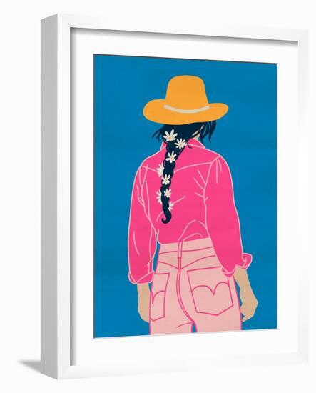 Cowgal II-Grace Popp-Framed Art Print