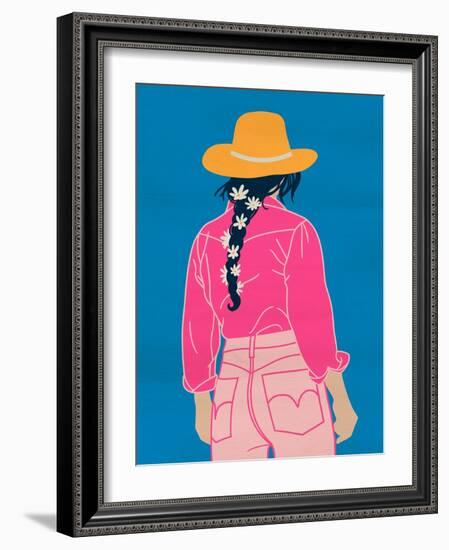 Cowgal II-Grace Popp-Framed Art Print