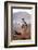 Cowgirl at Full Gallop with Cowdogs Leading Way-Terry Eggers-Framed Photographic Print