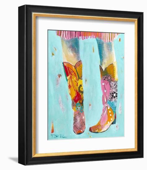 Cowgirl Boots-Pamela K. Beer-Framed Art Print