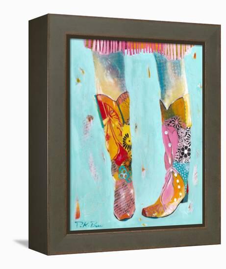 Cowgirl Boots-Pamela K. Beer-Framed Stretched Canvas