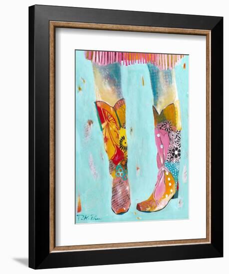 Cowgirl Boots-Pamela K. Beer-Framed Art Print