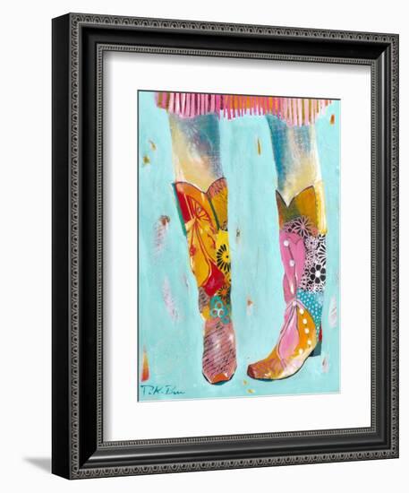 Cowgirl Boots-Pamela K. Beer-Framed Art Print