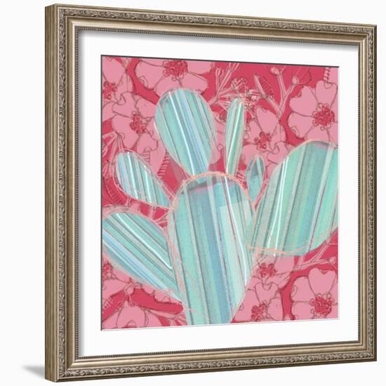 Cowgirl Cactus-Robbin Rawlings-Framed Art Print