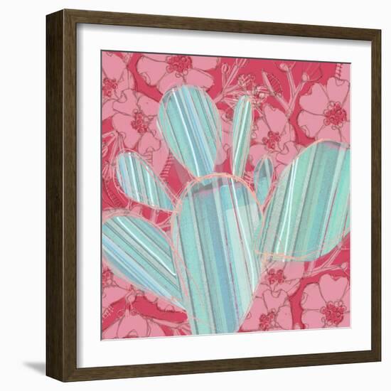 Cowgirl Cactus-Robbin Rawlings-Framed Art Print