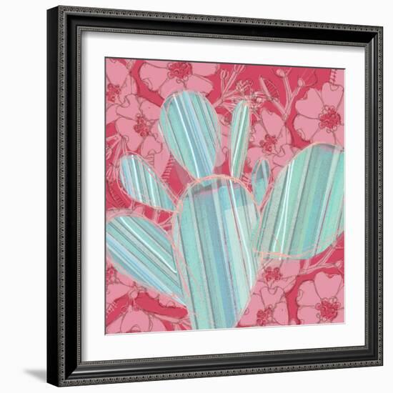 Cowgirl Cactus-Robbin Rawlings-Framed Art Print