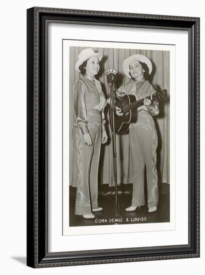 Cowgirl Duet-null-Framed Art Print