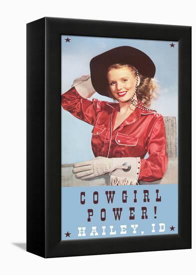 Cowgirl Power, Hailey-null-Framed Stretched Canvas