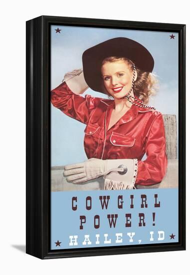Cowgirl Power, Hailey-null-Framed Stretched Canvas