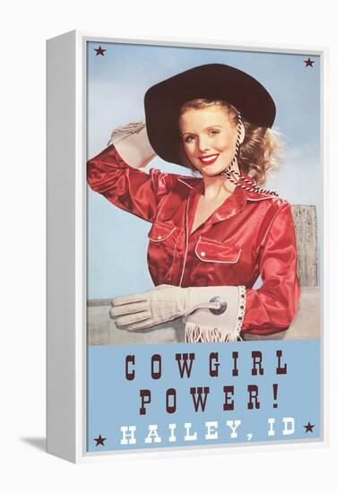 Cowgirl Power, Hailey-null-Framed Stretched Canvas