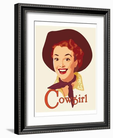 Cowgirl-Richard Weiss-Framed Art Print