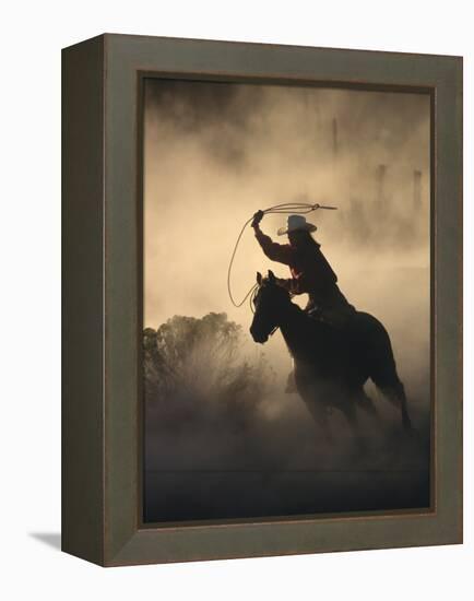 Cowgirl-DLILLC-Framed Premier Image Canvas