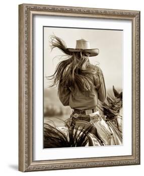 Cowgirl-Lisa Dearing-Framed Photographic Print
