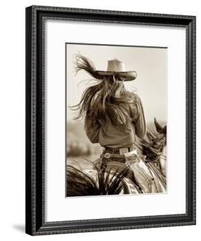 Cowgirl-Lisa Dearing-Framed Photographic Print