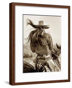 Cowgirl-Lisa Dearing-Framed Photographic Print