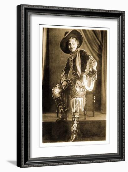 Cowgirl-null-Framed Premium Giclee Print